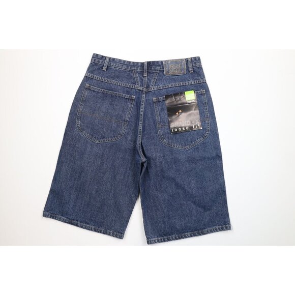 Deadstock Vintage 90s Marithe Francois Girbaud Mens 32 Loose Denim Jean Shorts - Picture 7 of 11